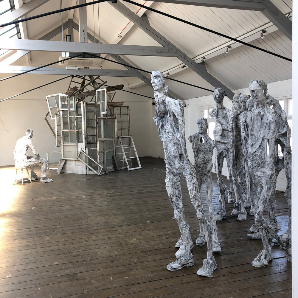 Dwelling; mixed media