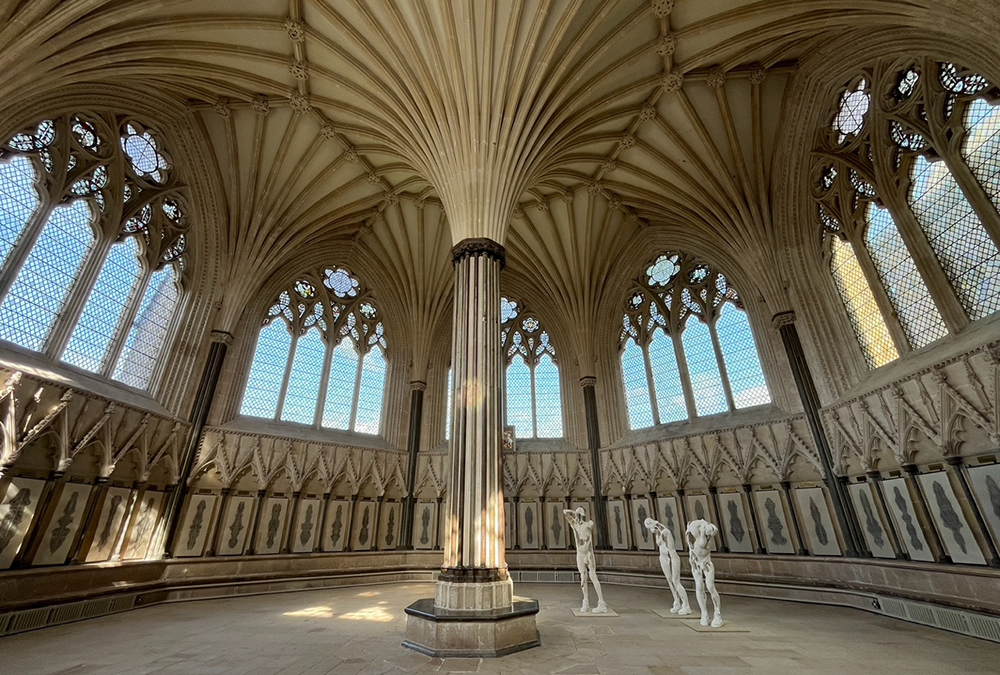 Wells Cathedral; Plaster, mixed media