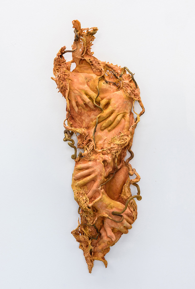 Earthed; Plaster, twigs