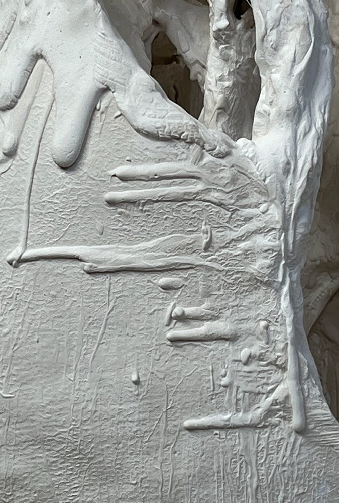 Wells Cathedral; Plaster, mixed media