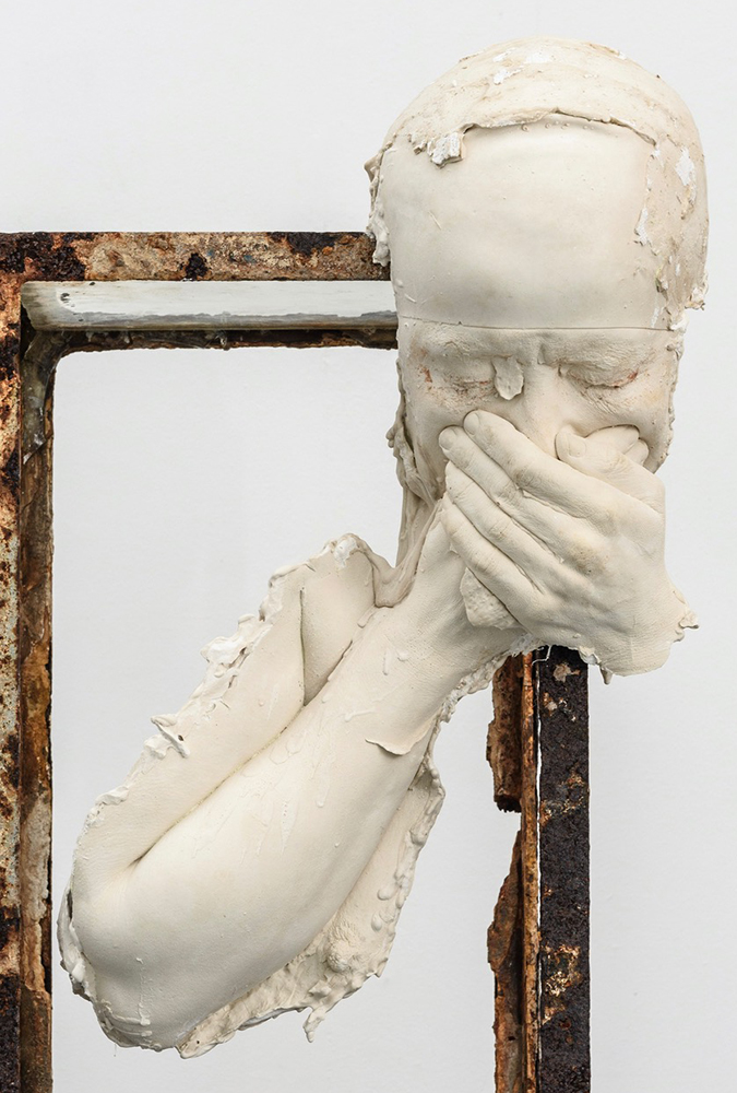 Witness; Plaster, steel