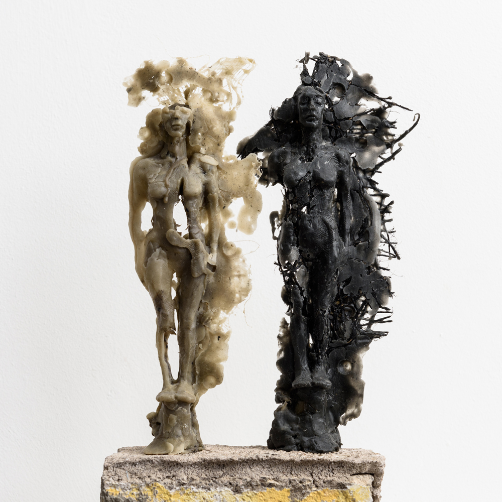 Experiments In Disappearing I; Wax, Ash & Scrim