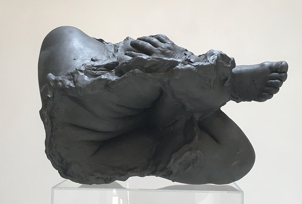 Portrait; Plaster, graphite