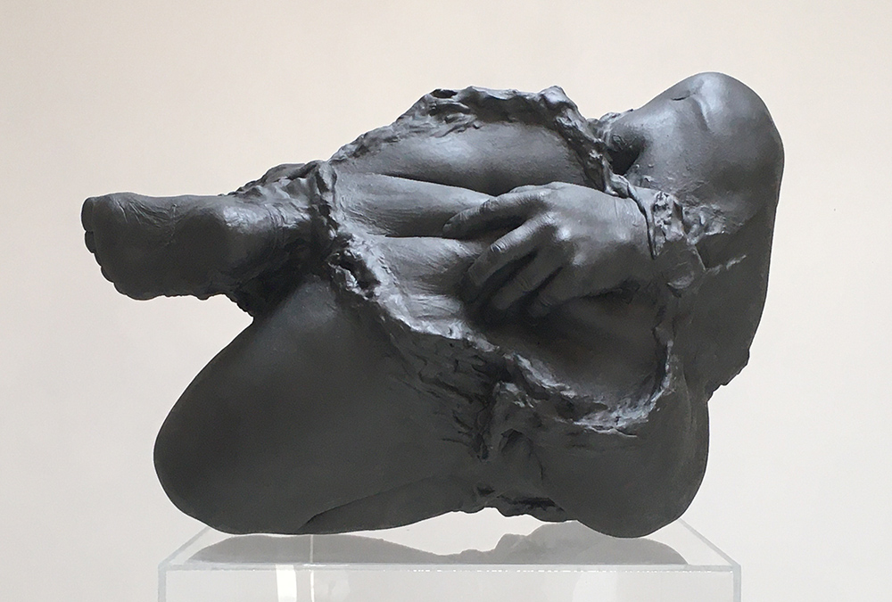 Portrait; Plaster, graphite