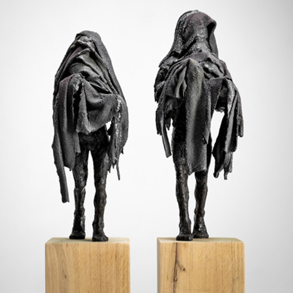 The Carriers; Wax for bronze