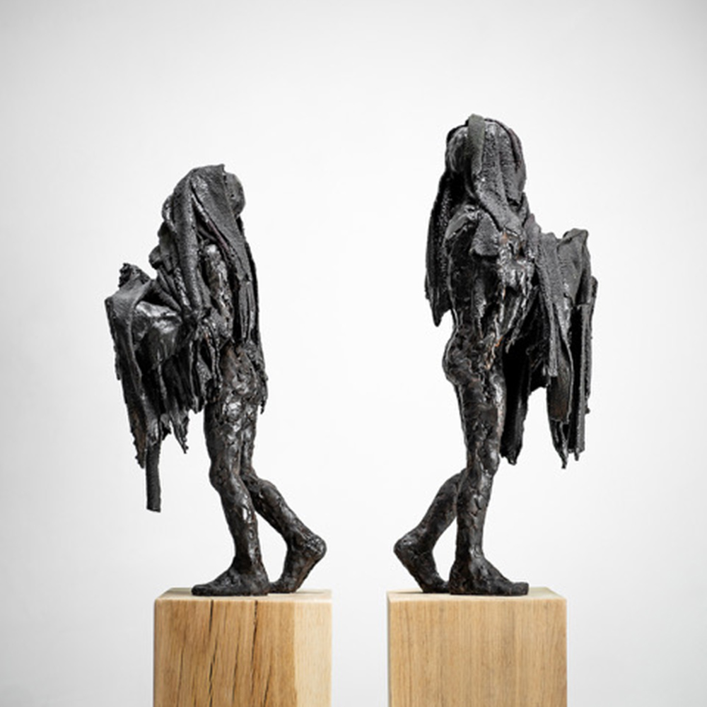 The Carriers; Wax for bronze